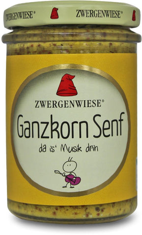 Glutenfreier Vollkornsenf BIO 160 ml - ZWERGENWIESE