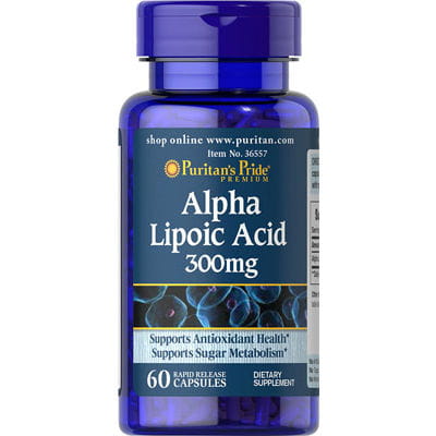 Alpha-Liponsäure 300 mg 60 Kapseln PURITAN'S PRIDE