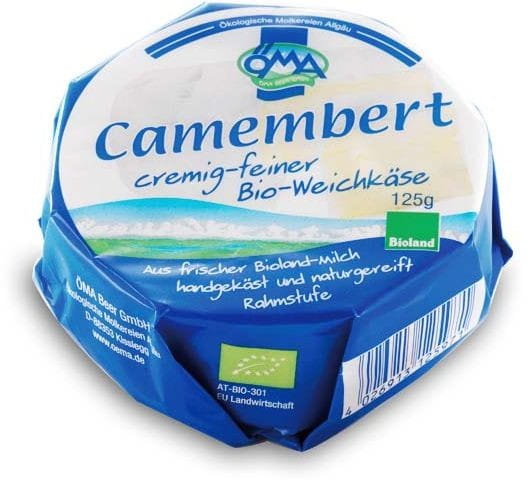 Camembertkäse BIO 125 g - OMA