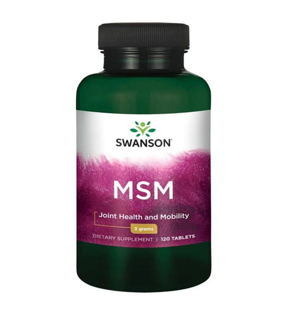 Organischer Schwefel MSM Methylsulfonylmethan Truflex 1500 mg 120 Tabletten SWANSON Κύρια εικόνα προϊόντος