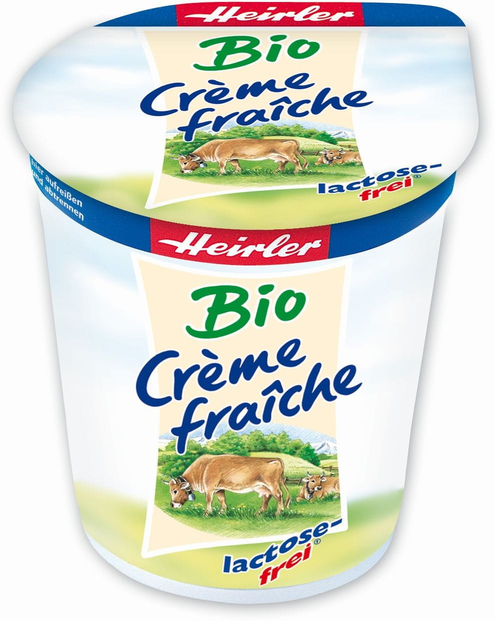 Laktosefreie Sahne Sahne 30% Fett BIO 150 g - HEIRLER